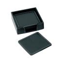 Image of Sandringham Nappa Leather Square Coaster Set